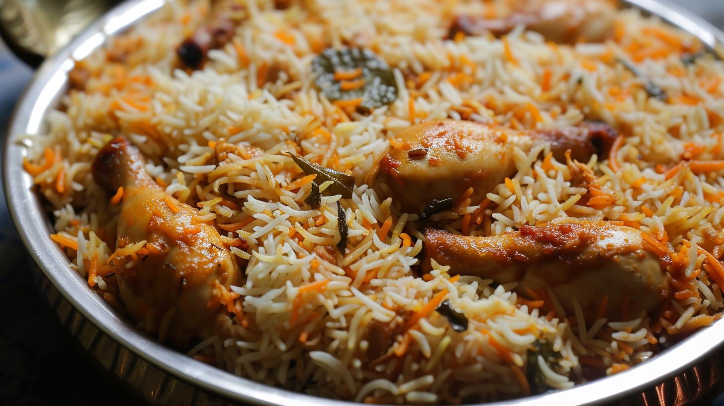 Flavorful 1 KG Chicken Biryani Recipe in Tamil