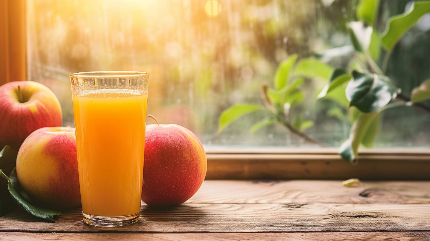 Refreshing Homemade Apple Juice Recipe in Hindi