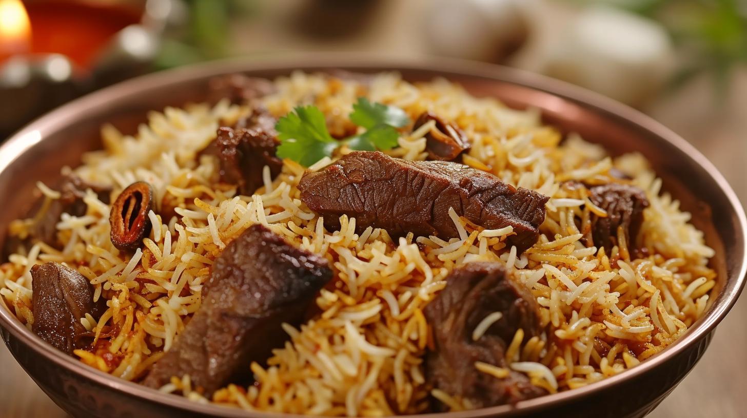 Authentic Kerala Style Beef Biryani Recipe