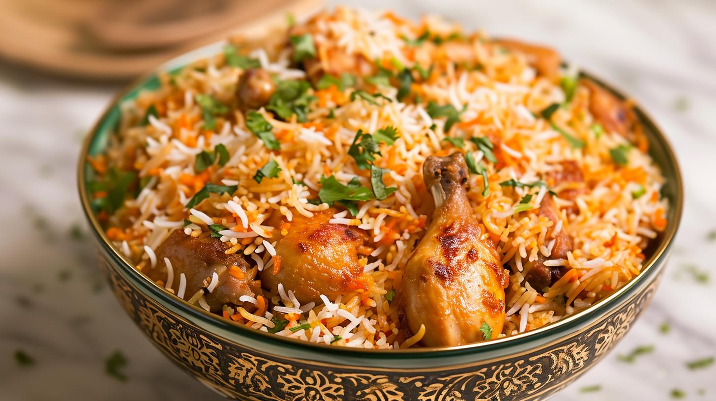 Traditional Chicken Biryani Recipe in Bengali
