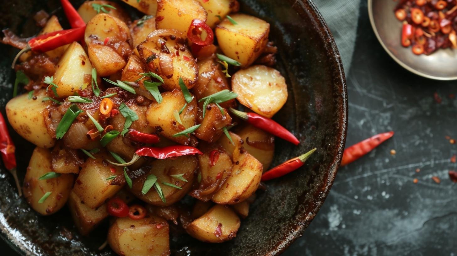 Tasty and spicy chili potato recipe in Hindi