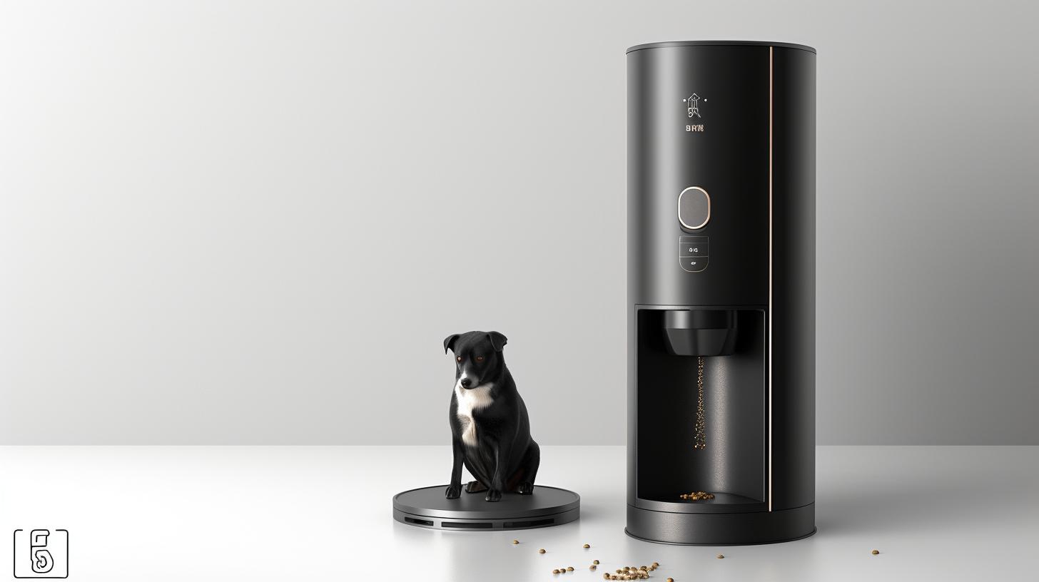 Convenient dog food and water dispenser for busy pet owners