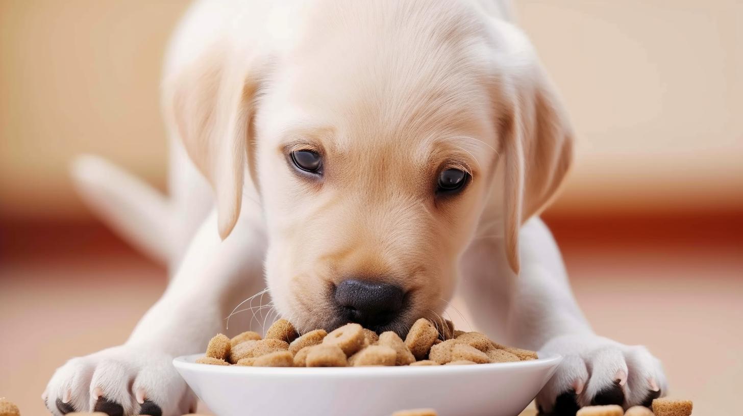 Premium Labrador puppy food for health