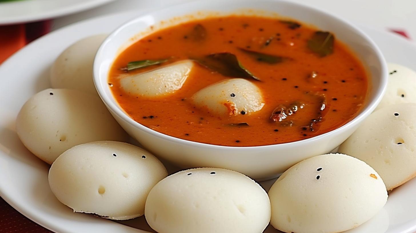 Traditional Idli Sambar Recipe in Marathi