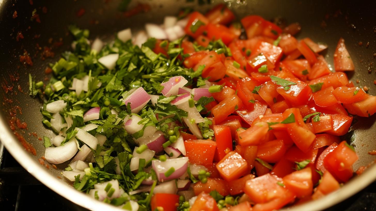 Healthy Indian stir fry vegetables recipe