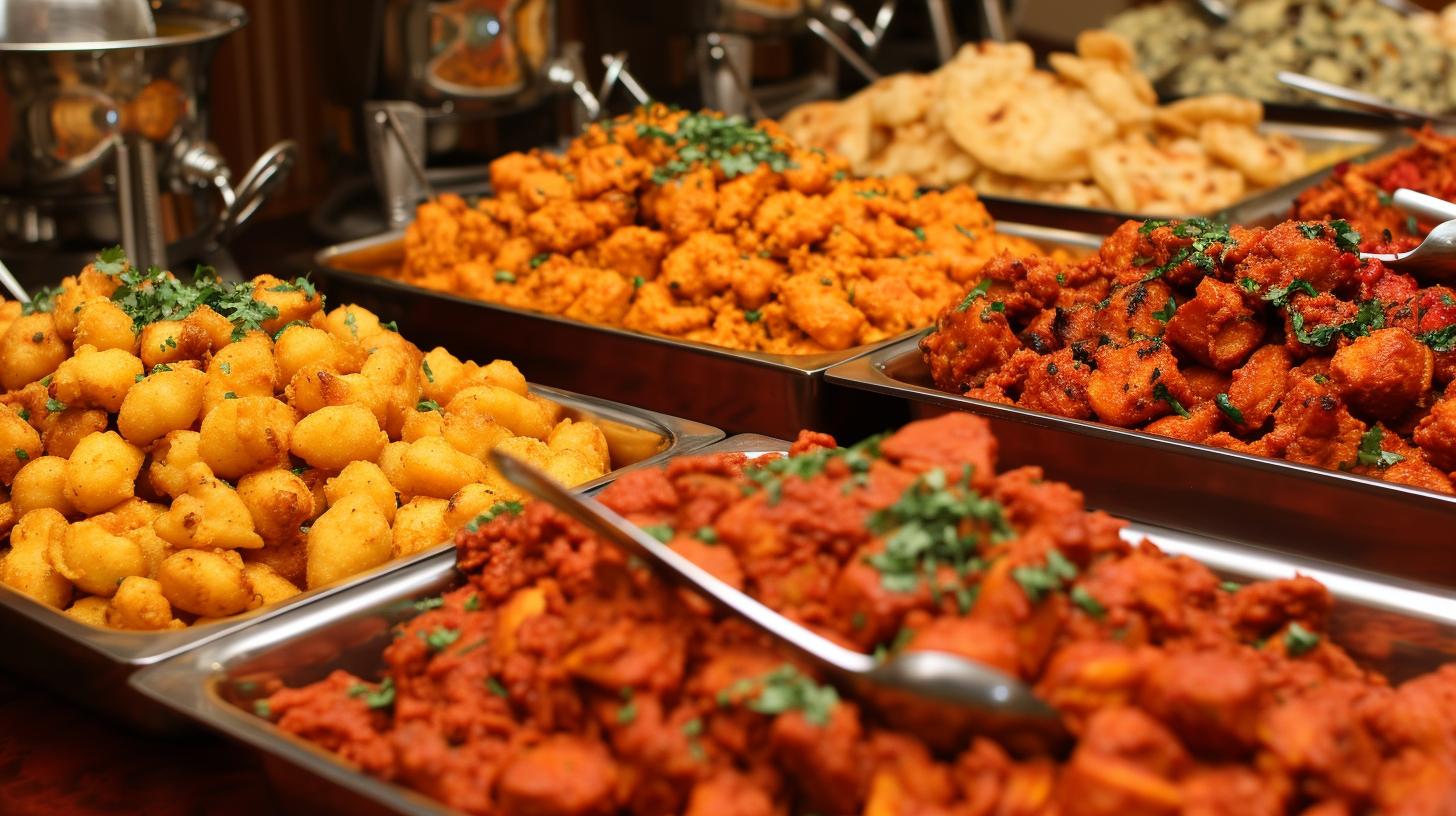 Check out our diverse Indian wedding veg food menu list items