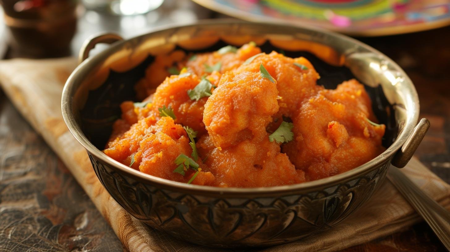 Delicious Kashmiri Aloo Dum Bengali Recipe with spicy potato curry