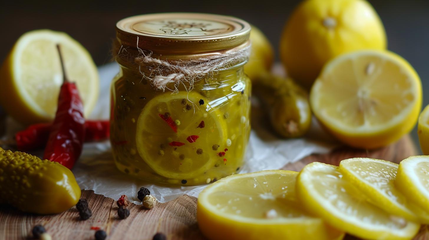 Tangy Lemon Pickle Recipe - Punjabi Style