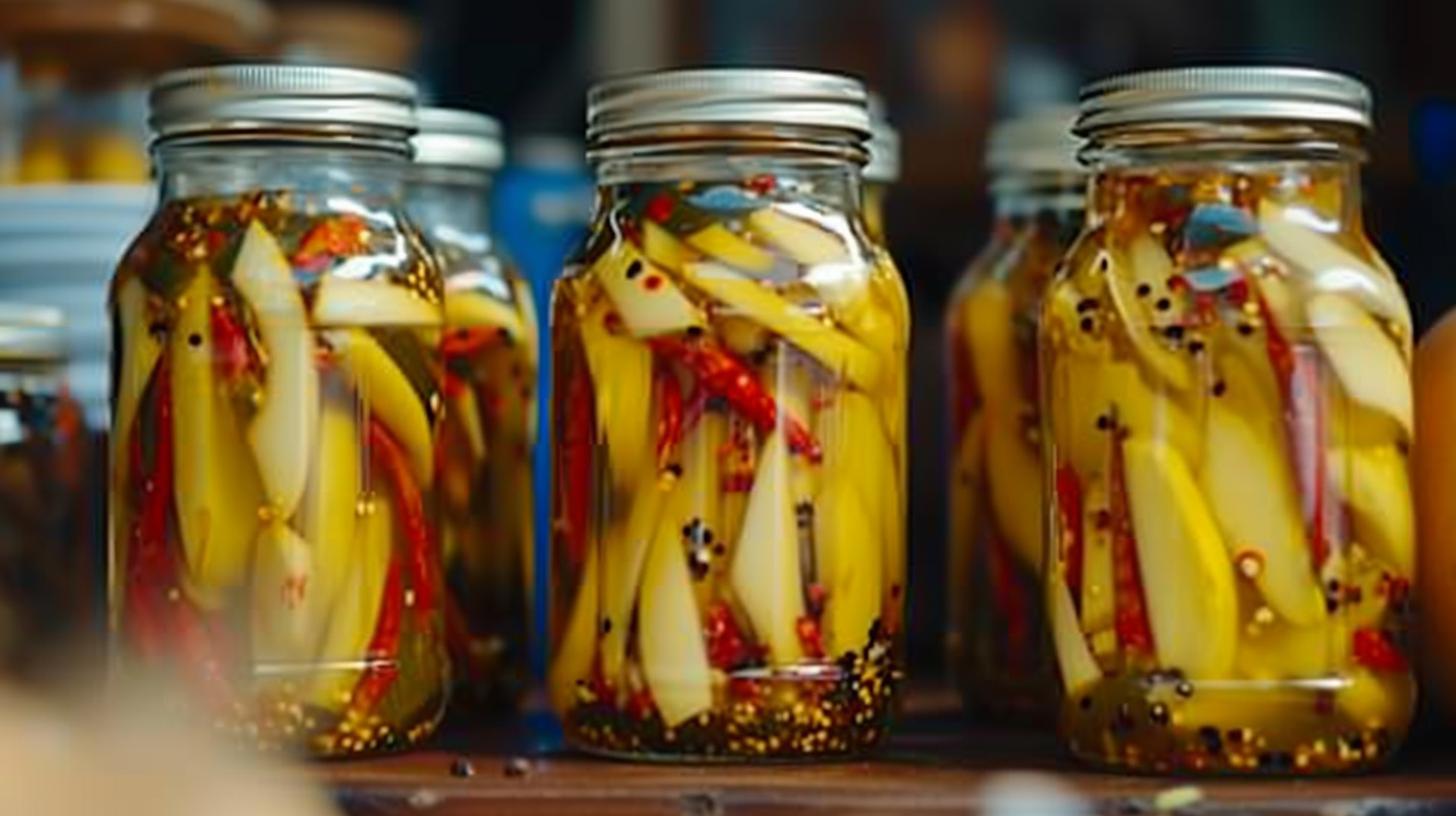 Spicy mango pickle recipe, Kerala style