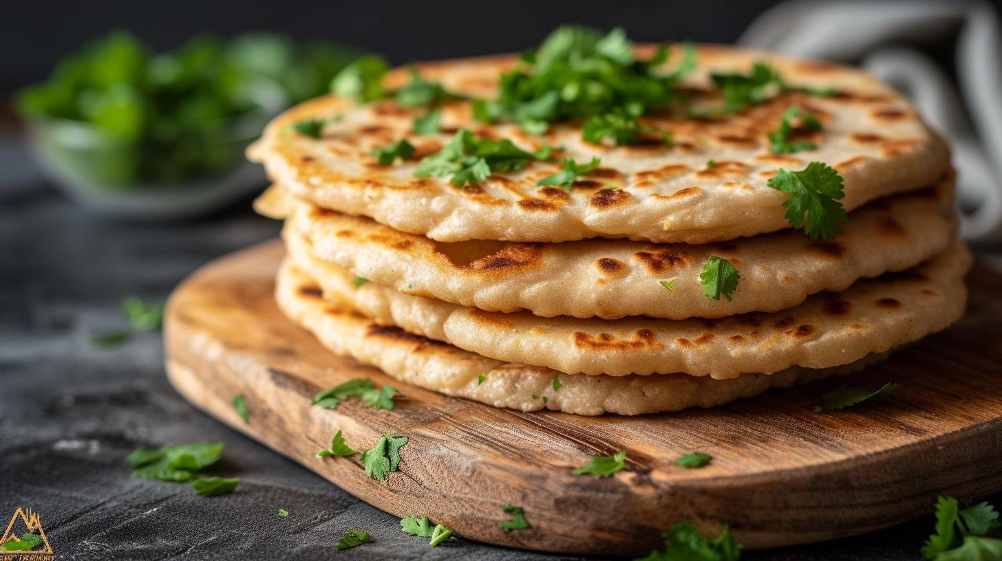 Step-by-step guide for making Matar Paratha in Hindi