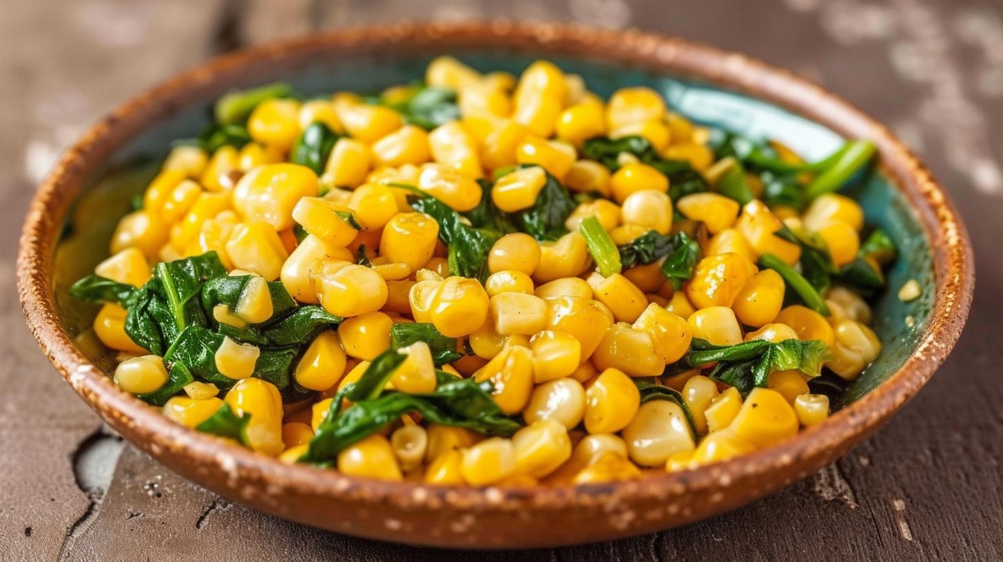 Healthy Palak Corn Recipe in Hindi