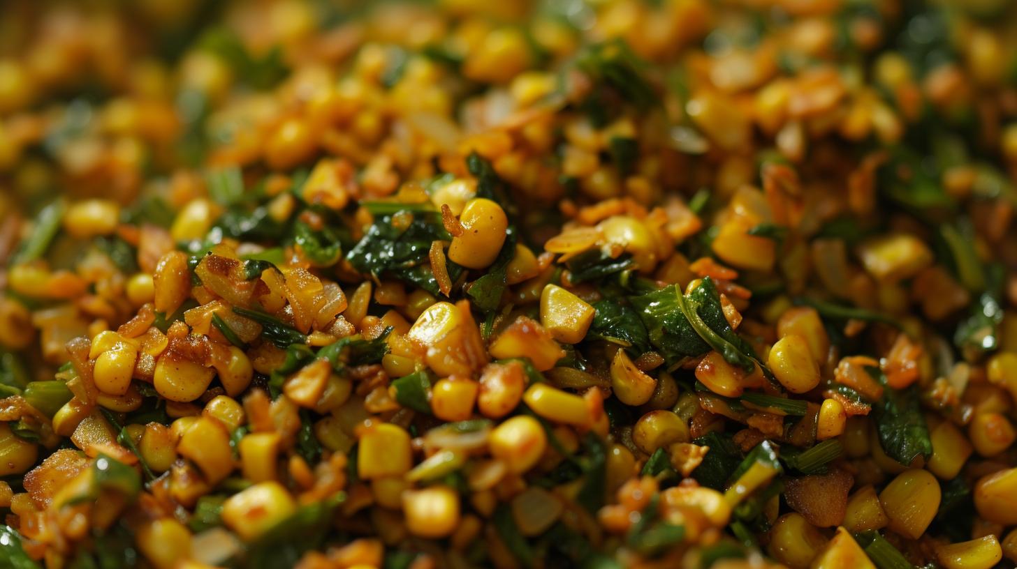 Easy-to-make Palak Corn Recipe in Hindi
