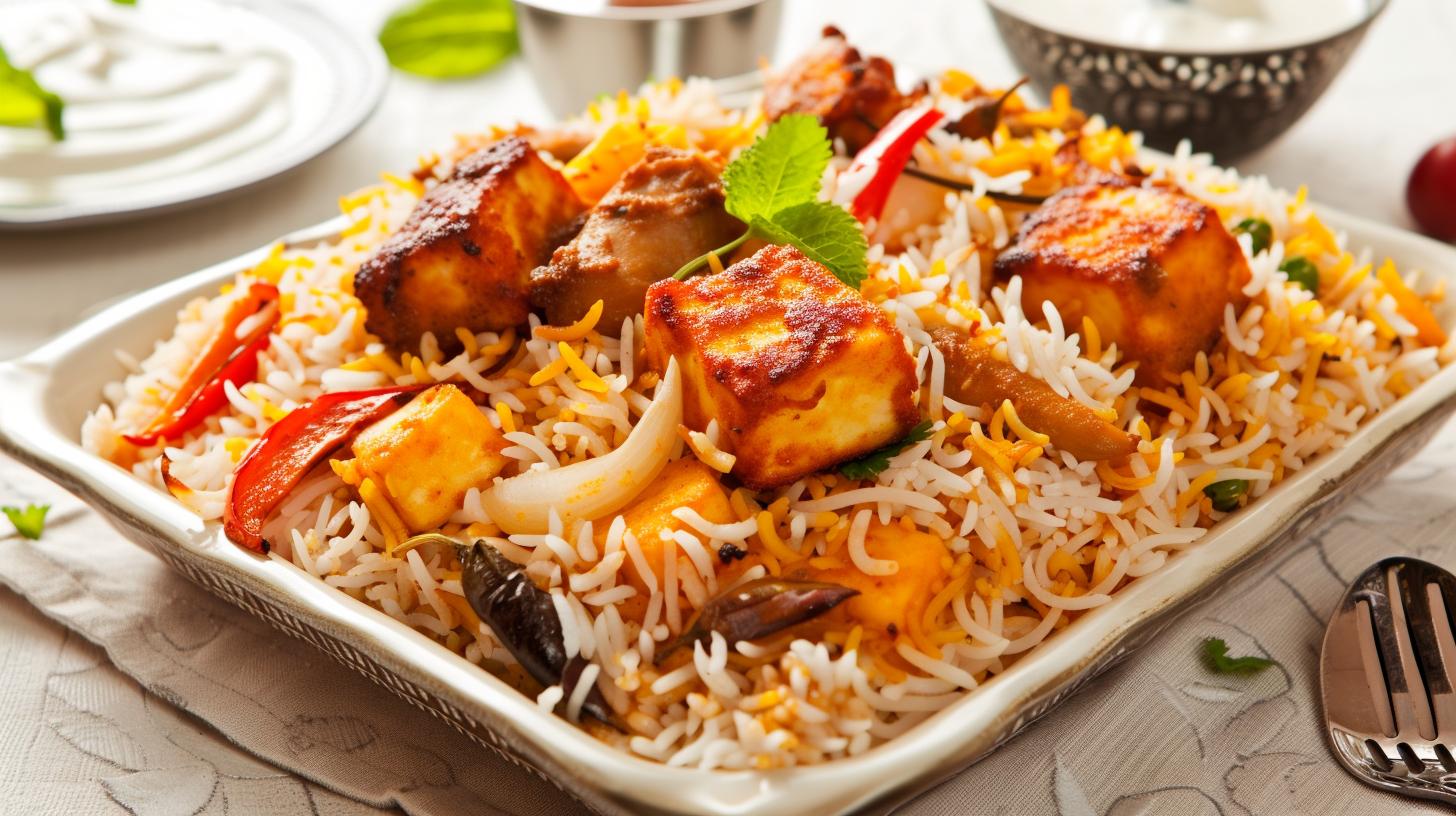 Easy Paneer Biryani cooking tutorial in Hindi