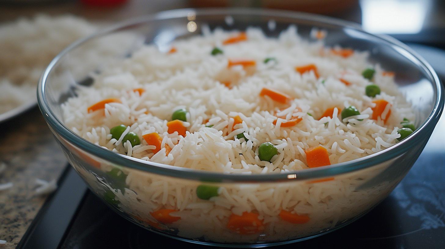Try this simple pulao recipe minus the vegetables