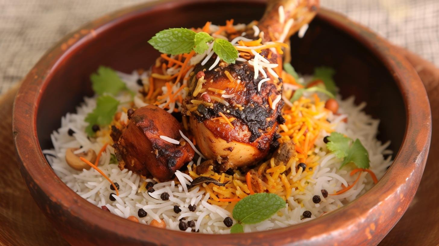 Delicious South Indian Chicken Biryani Instructions