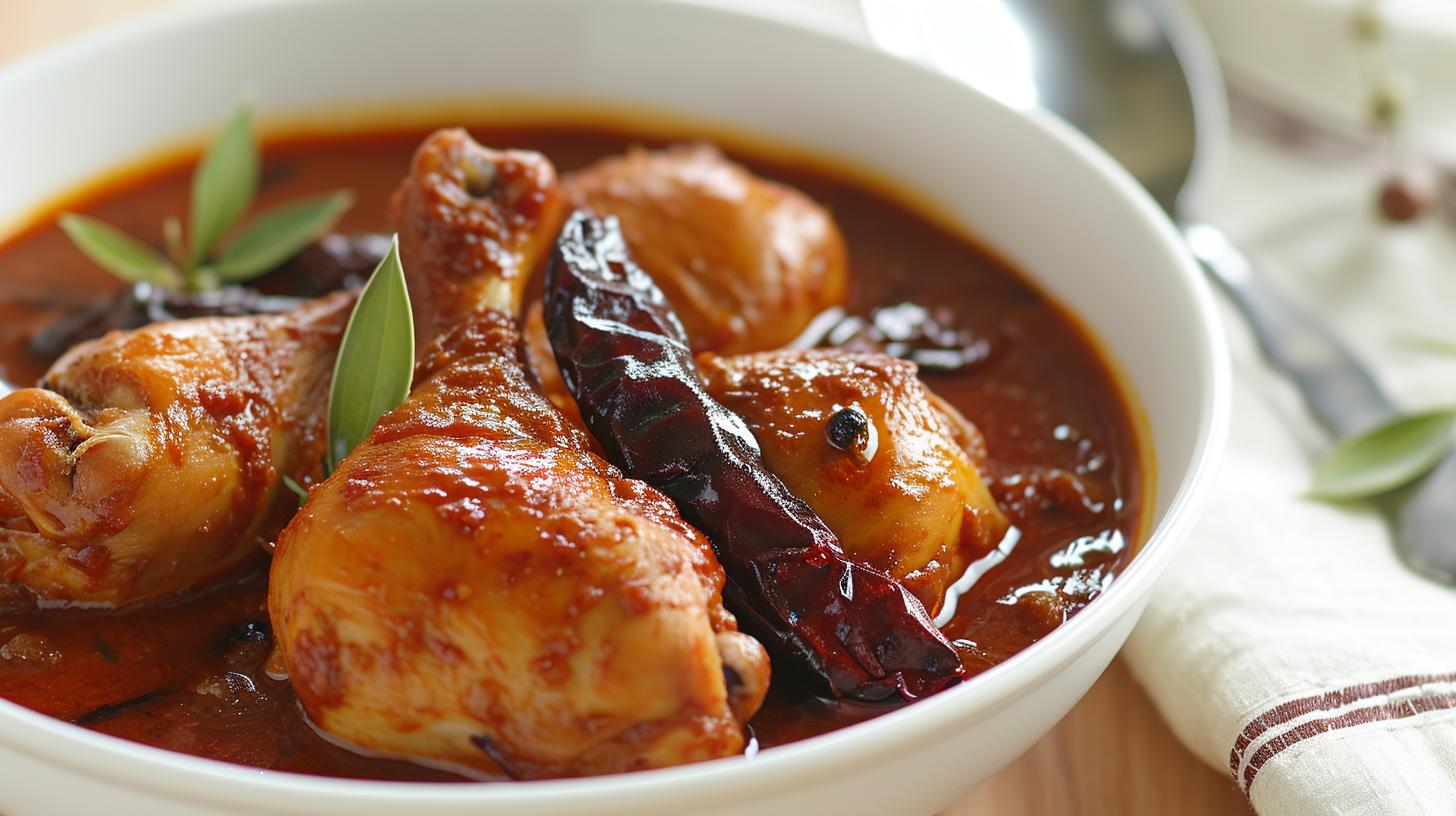 Flavorful South Indian Chicken Curry Dish