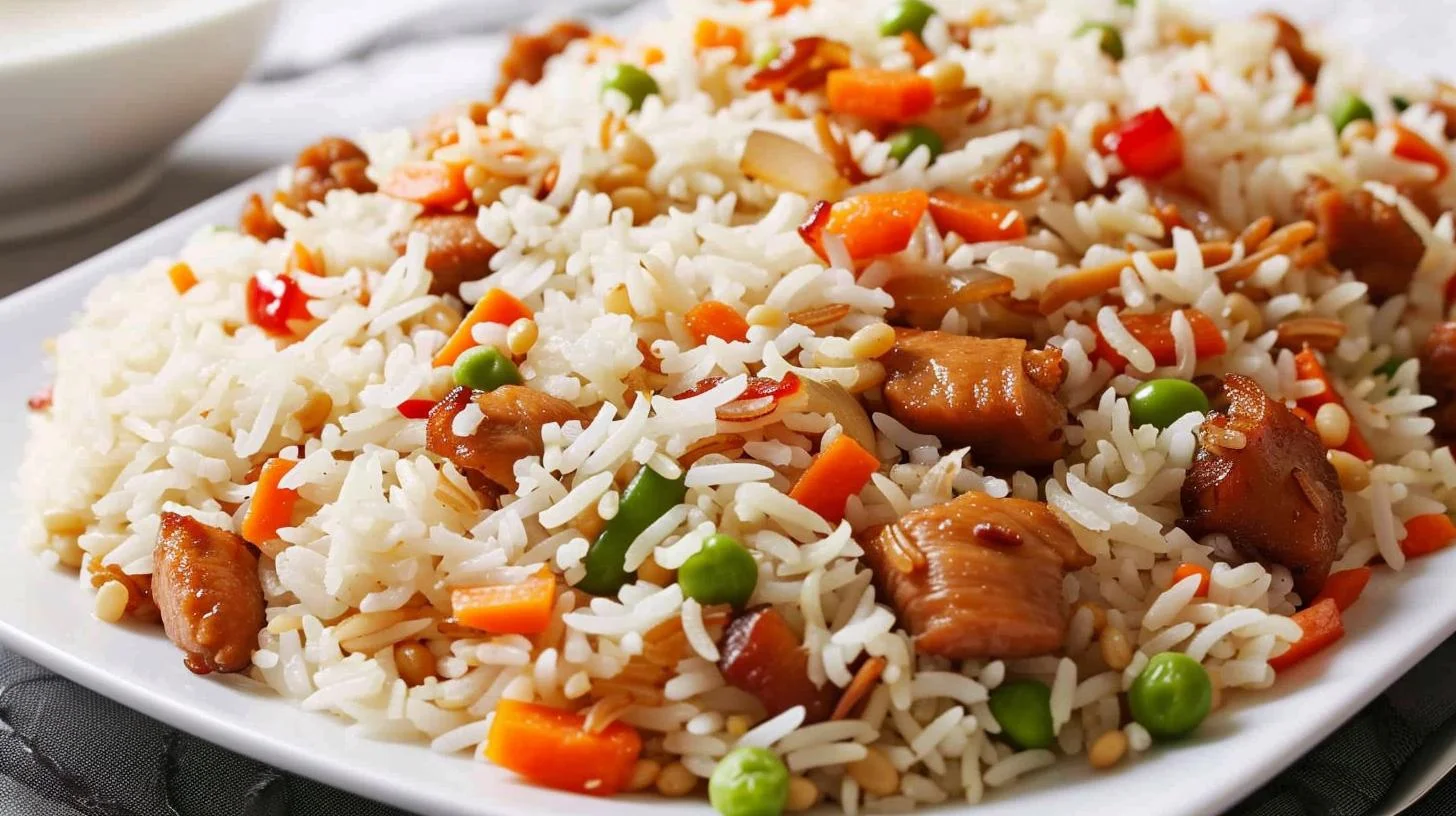 Delicious soya bean pulao recipe in Hindi for vegetarians