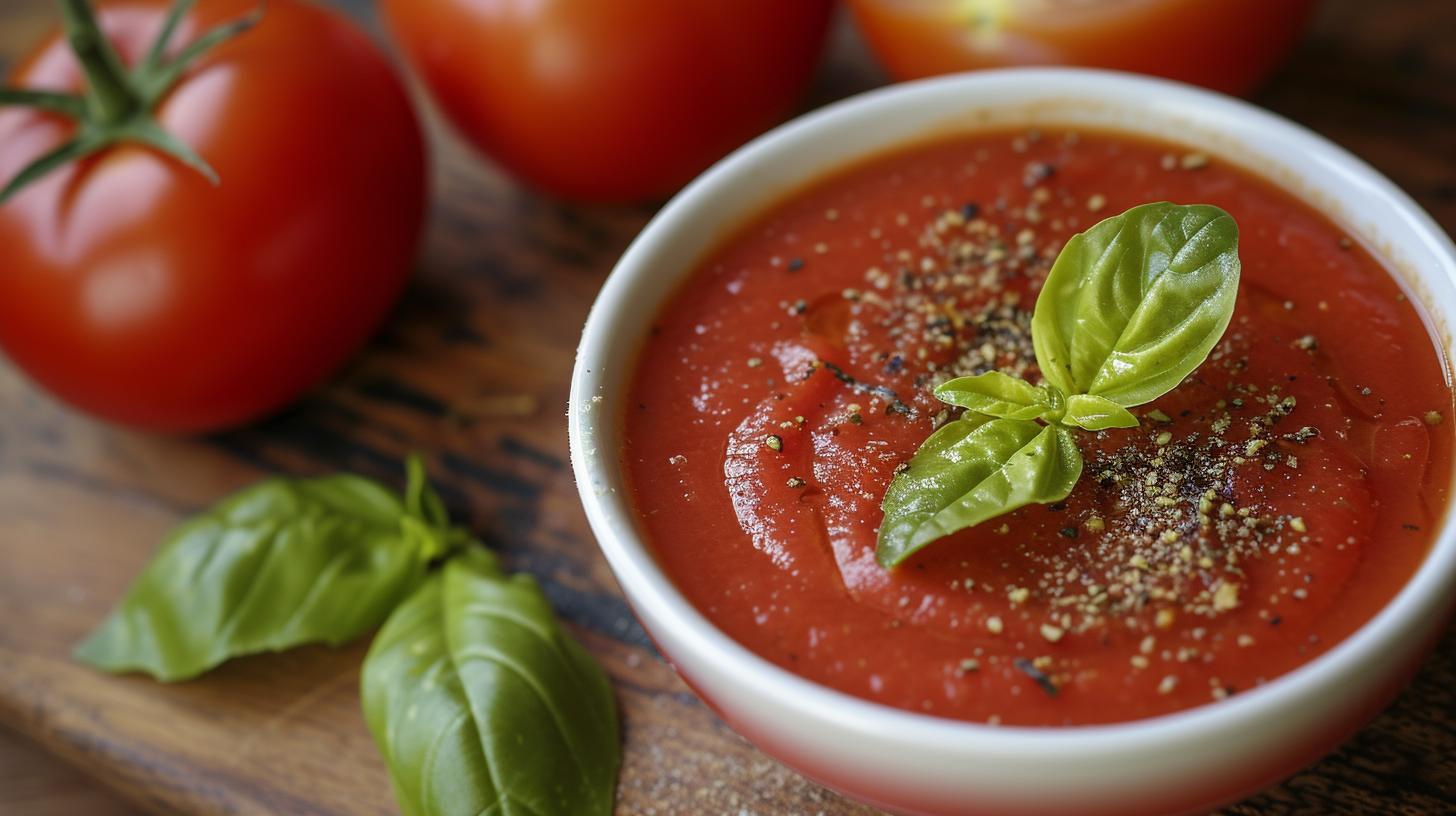 Sanjeev Kapoor's famous tomato soup recipe
