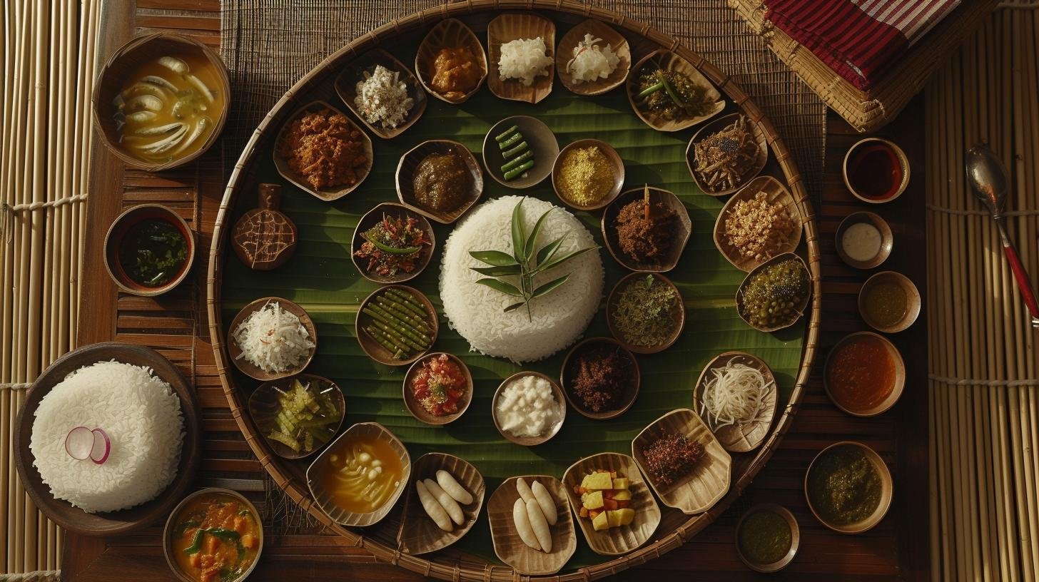 Delicious Arunachal Pradesh food descriptions in Hindi