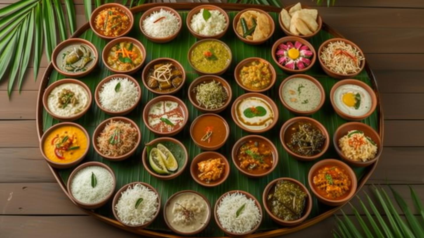 Assam cuisine pictures featuring traditional names