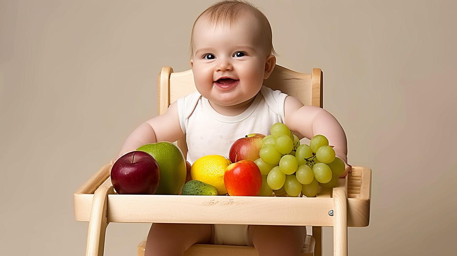 Portable baby sitting chair for food