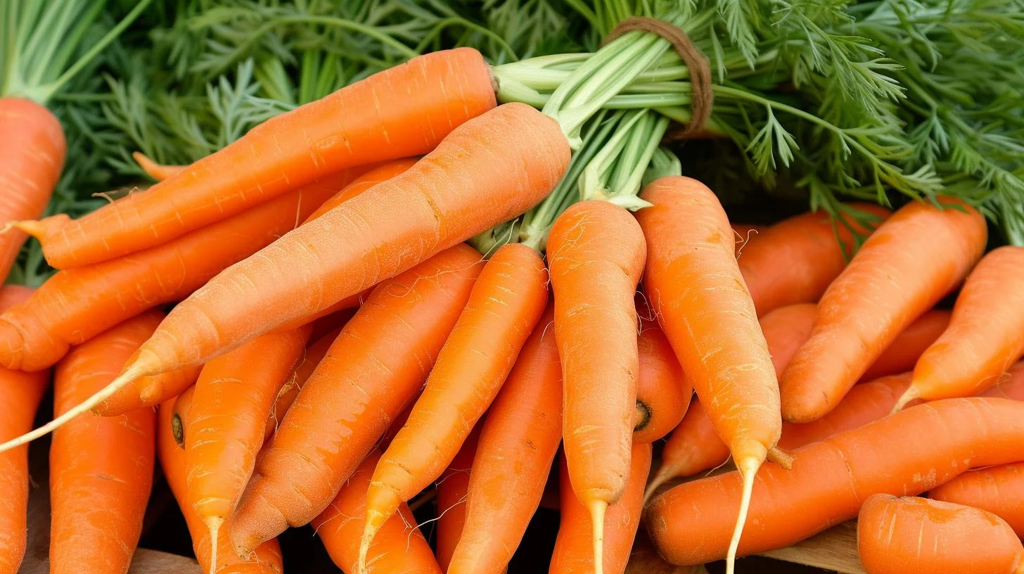 Venn diagram depicting carrot, food, and vegetable