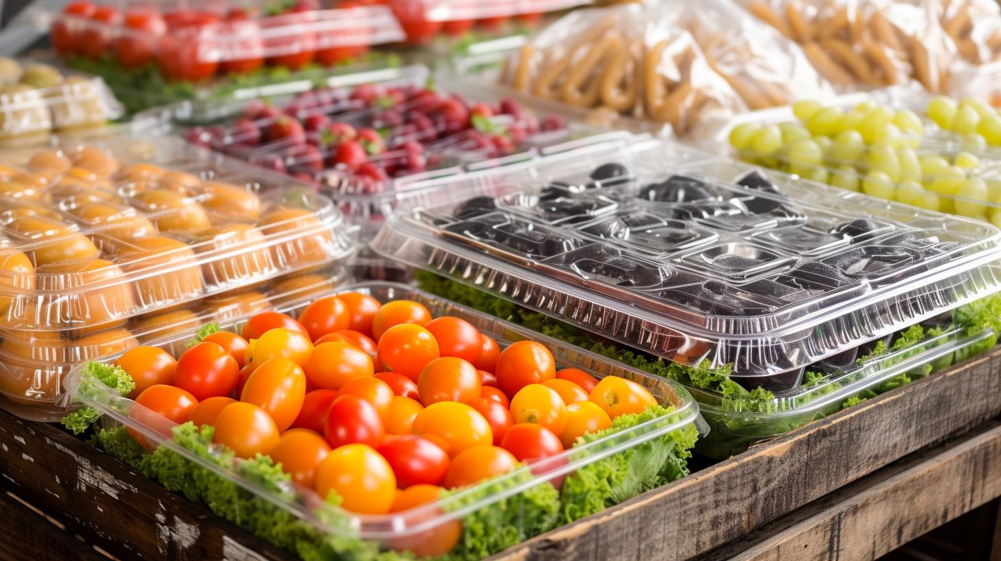 Inexpensive single-use plastic food storage
