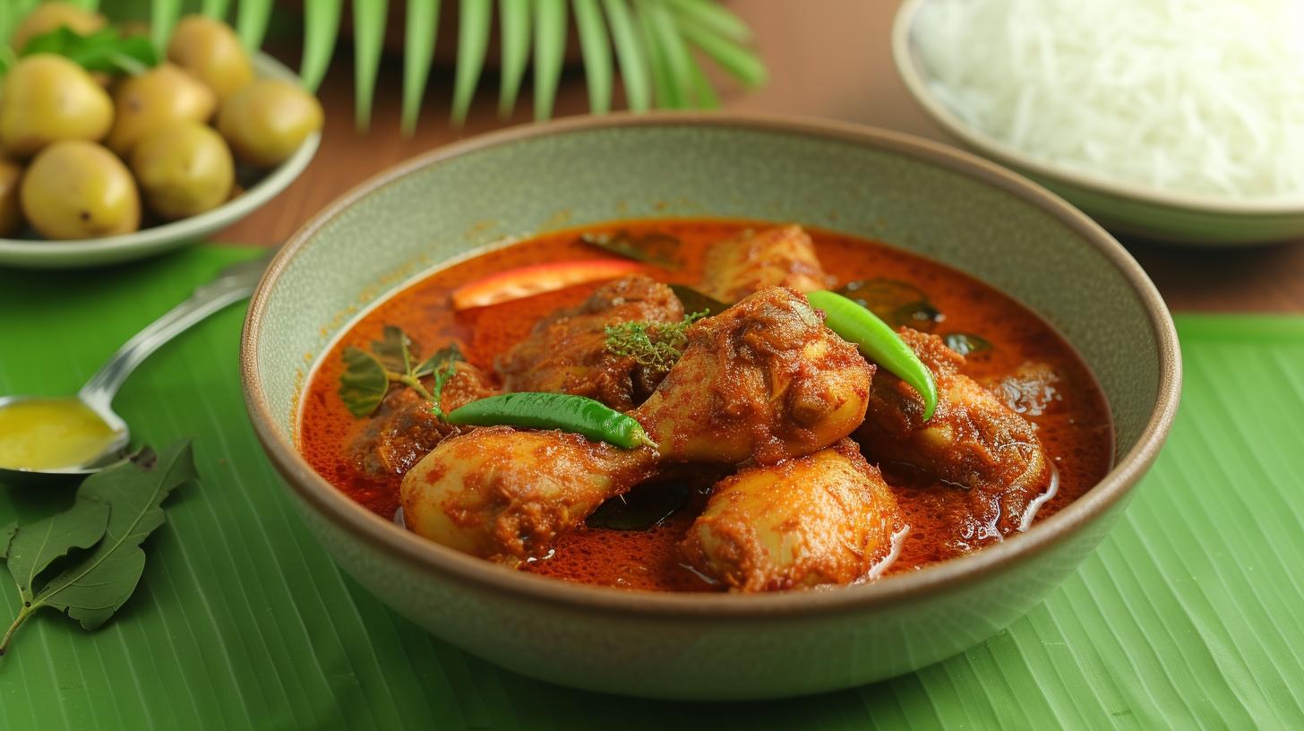 Authentic Kerala Chicken Curry Coconut Milk Recipe