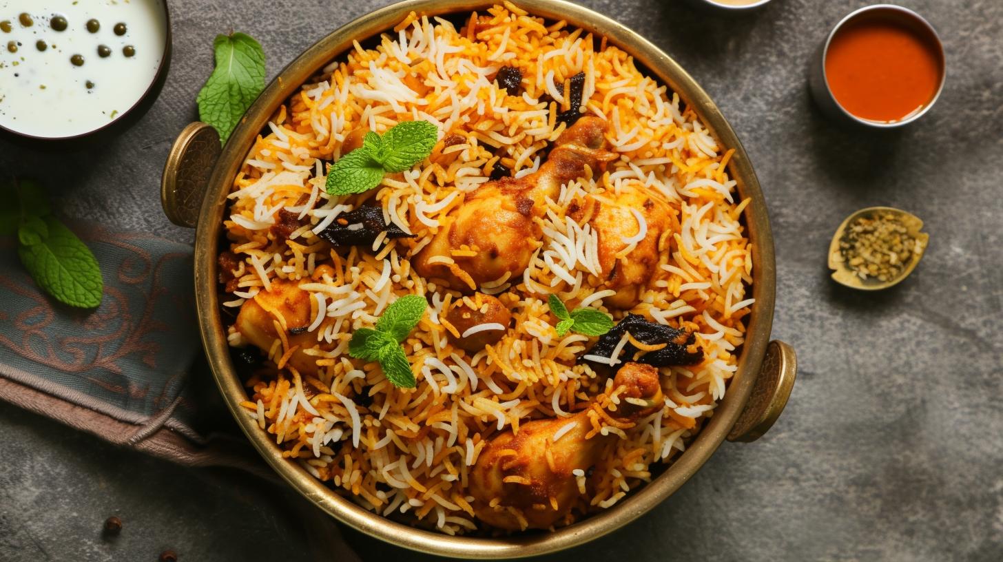 Authentic Marathi Chicken Dum Biryani recipe