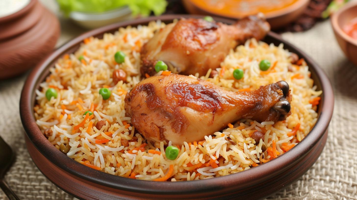 Easy to make Chicken Dum Biryani recipe in Marathi