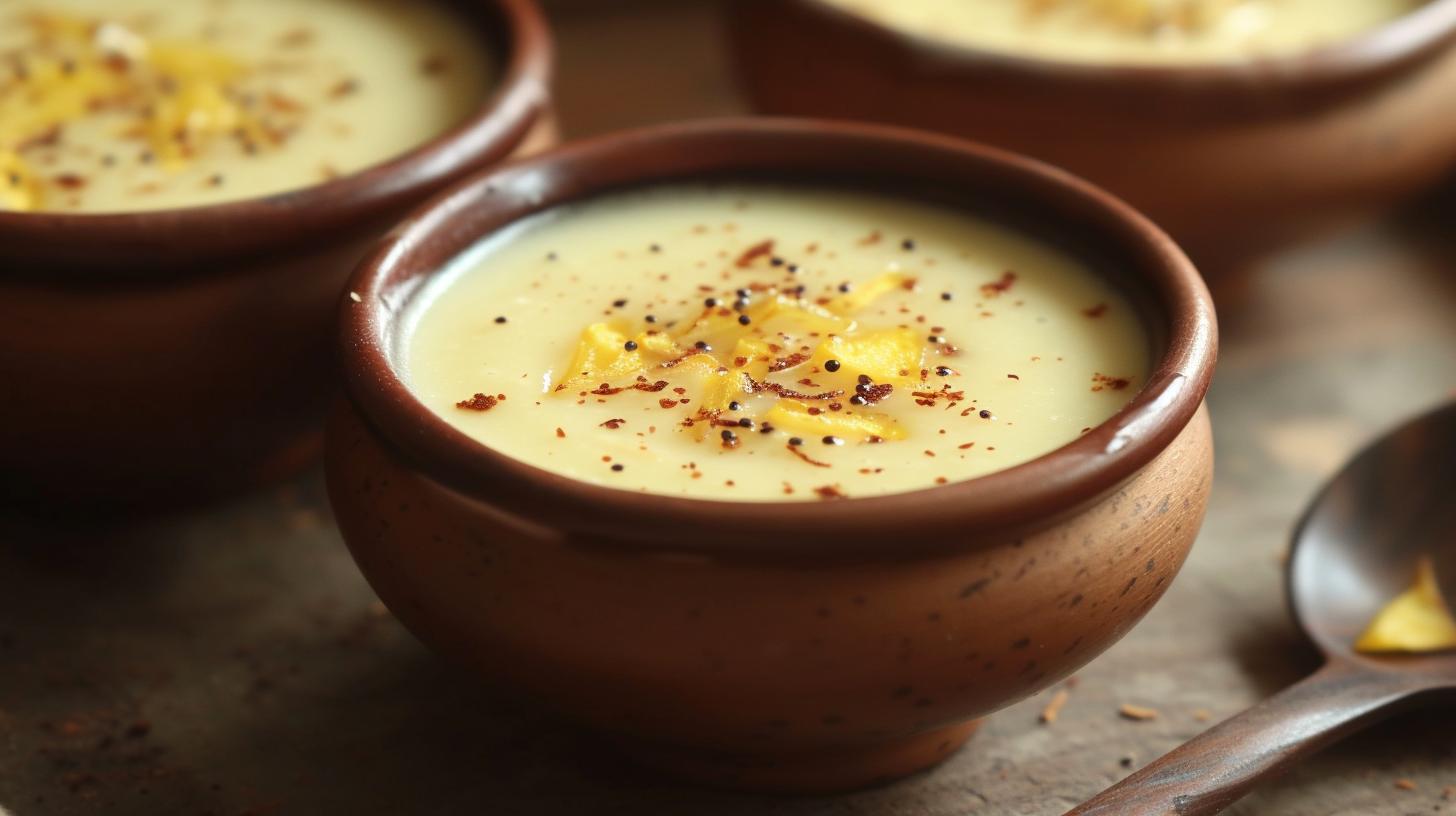 Traditional custard recipe with custard powder in Hindi