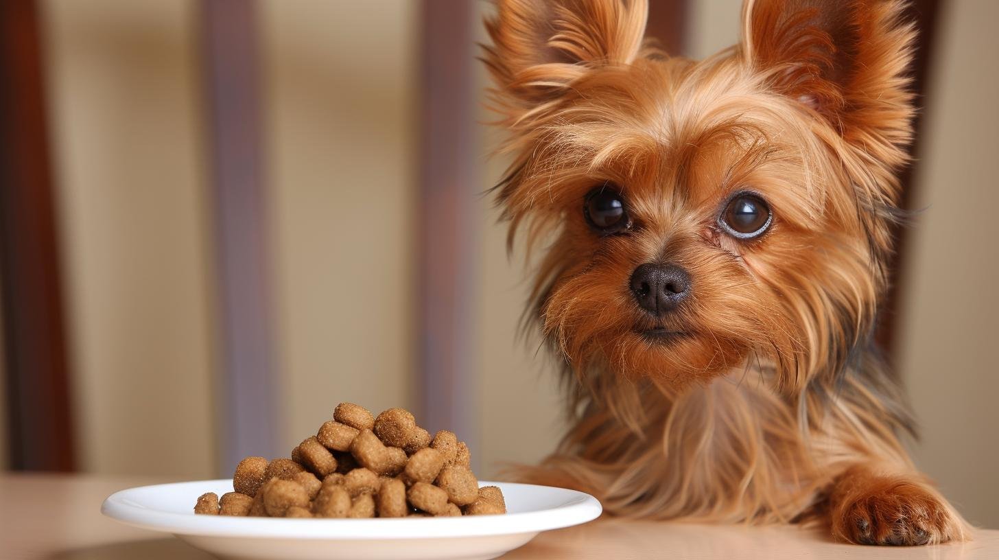 Weight-gain dog food with essential nutrients