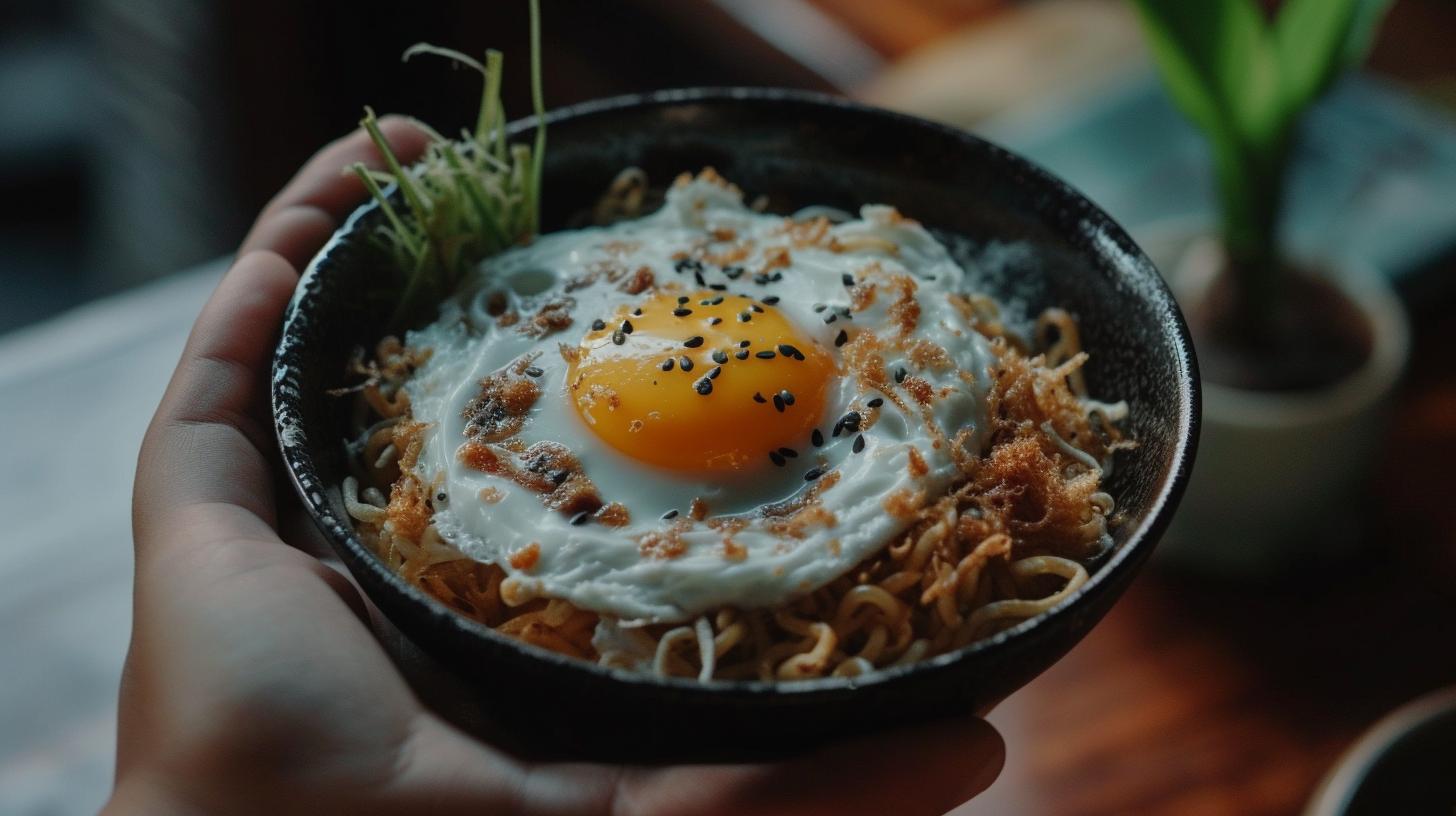Easy and Tasty Egg Maggi Recipe in Hindi