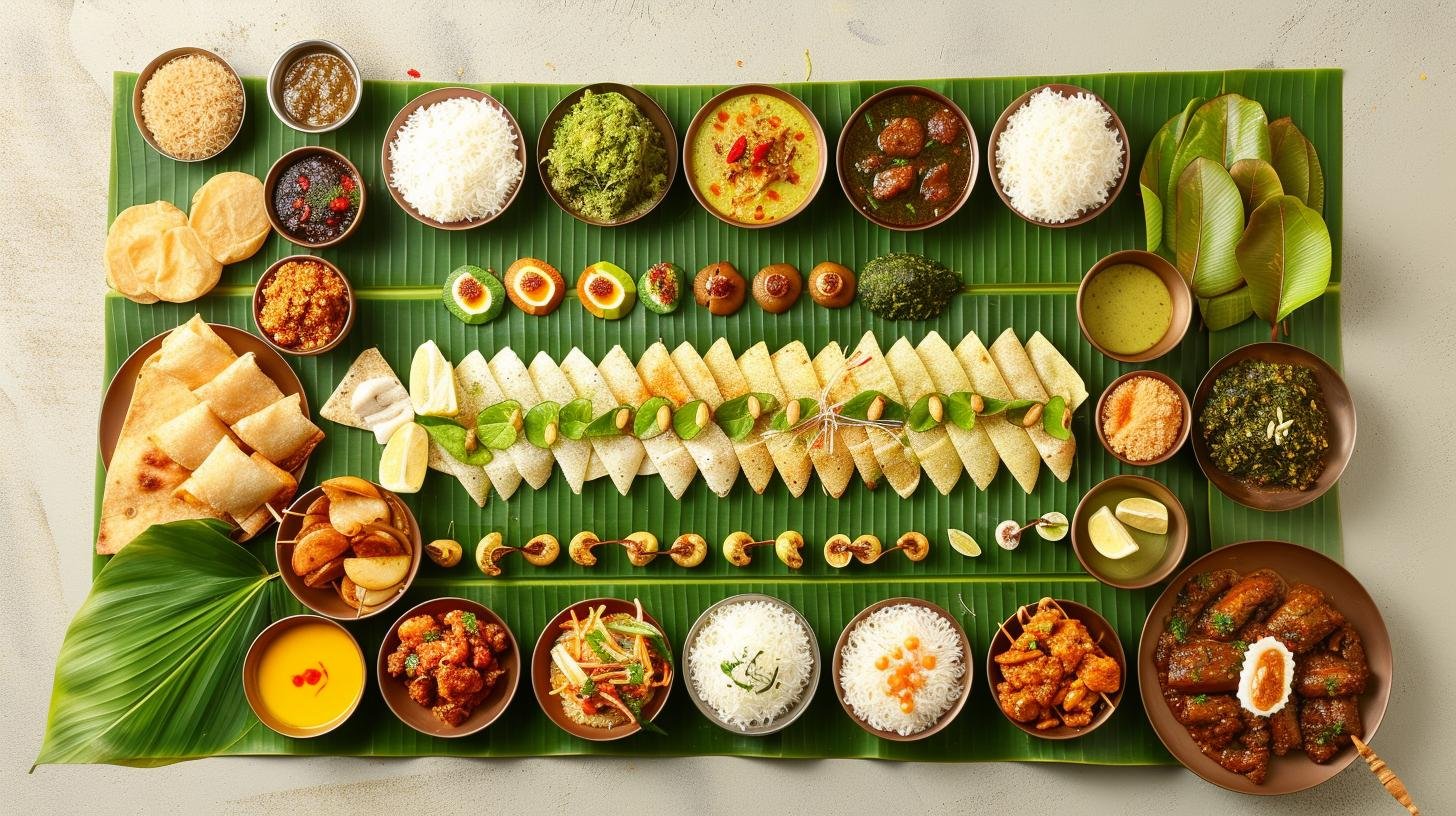Sanskrit food platter)