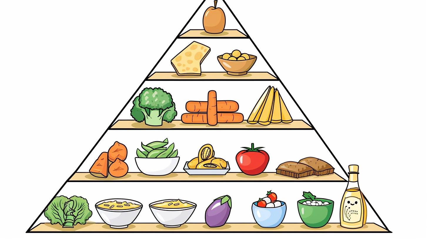Food Pyramid reference for Class 5 curriculum