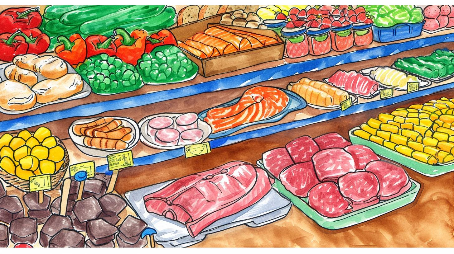 Creative food safety drawing entry for competition