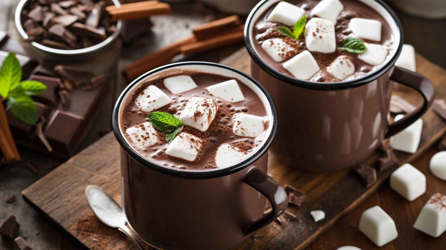 Traditional hot chocolate recipe in Hindi