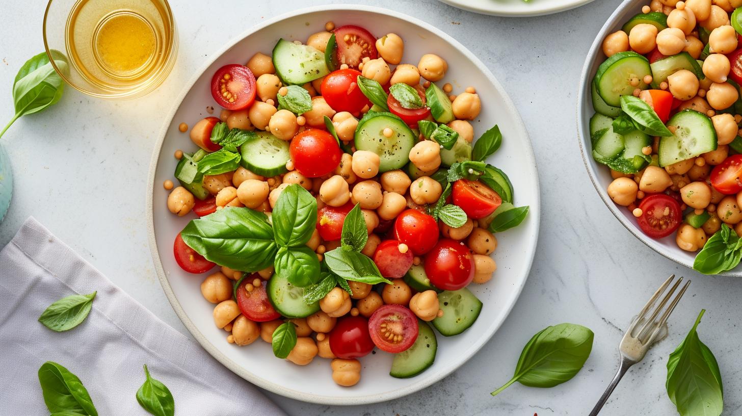 Easy Indian Salad Recipes Featuring Chickpeas