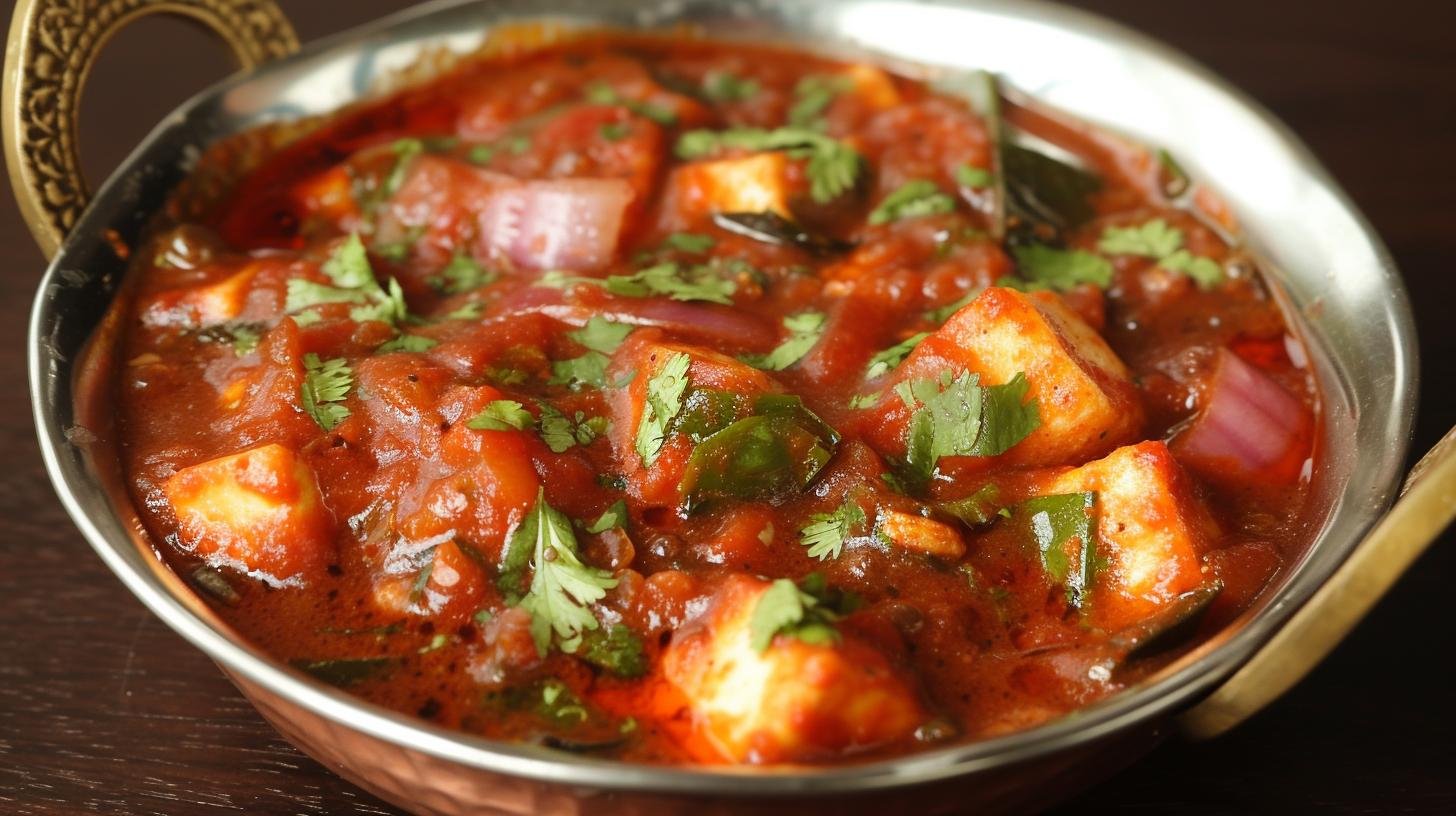 Learn to Cook Kadai Paneer Recipe with Hebbar's Kitchen