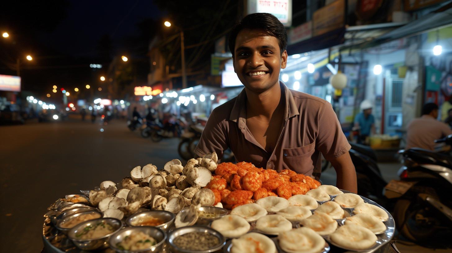 Savoring Late Night Street Food in Bangalore