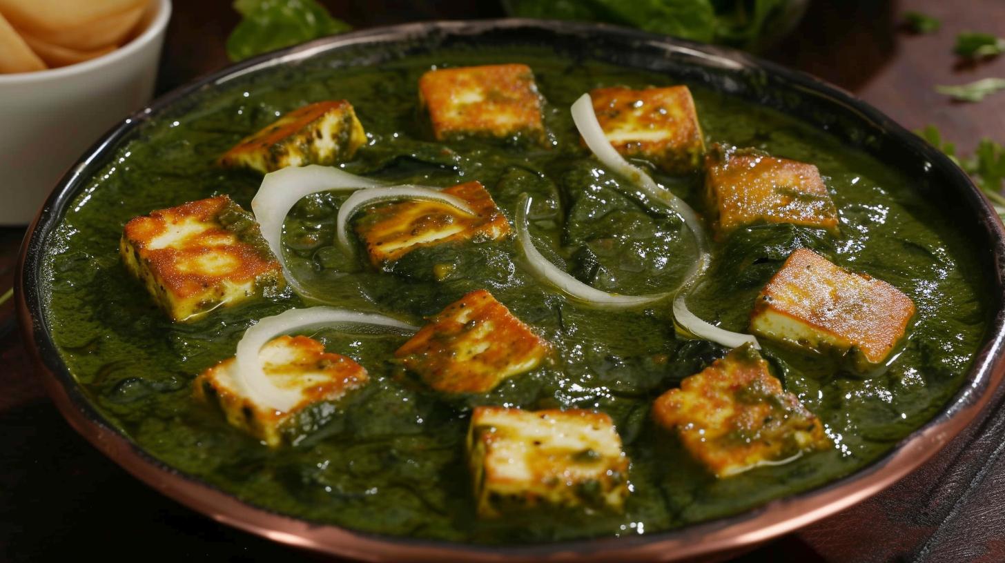 Easy Palak Paneer without onion and garlic