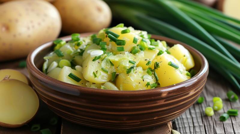 Healthy Potato and Spring Onion Recipe
