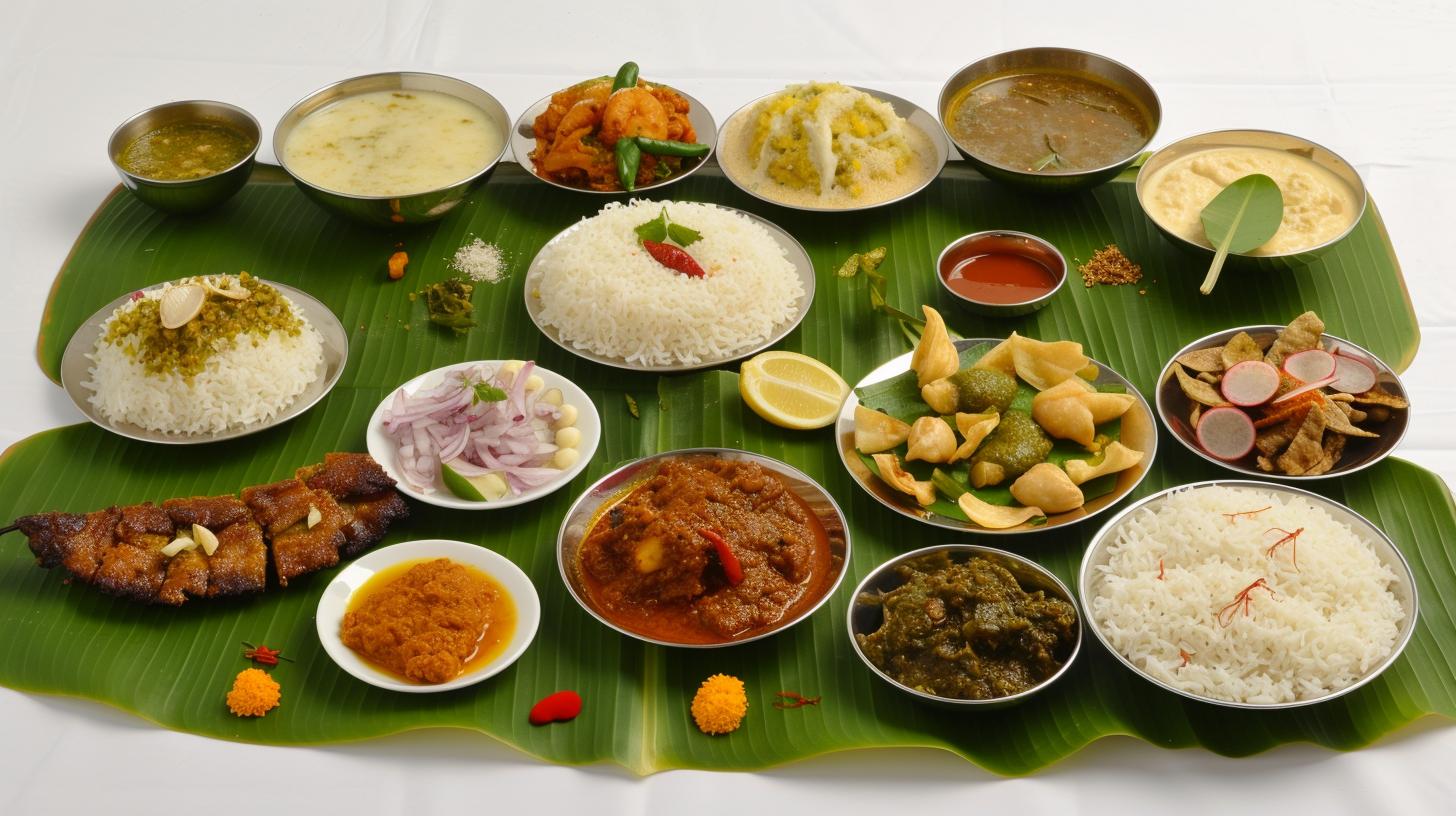Discover the rich variety of South Indian marriage food menu items