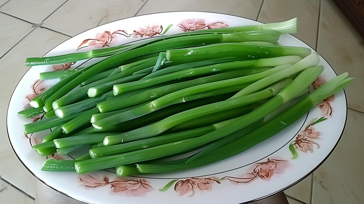 Easy-to-follow spring onion recipe from Hebbar's Kitchen