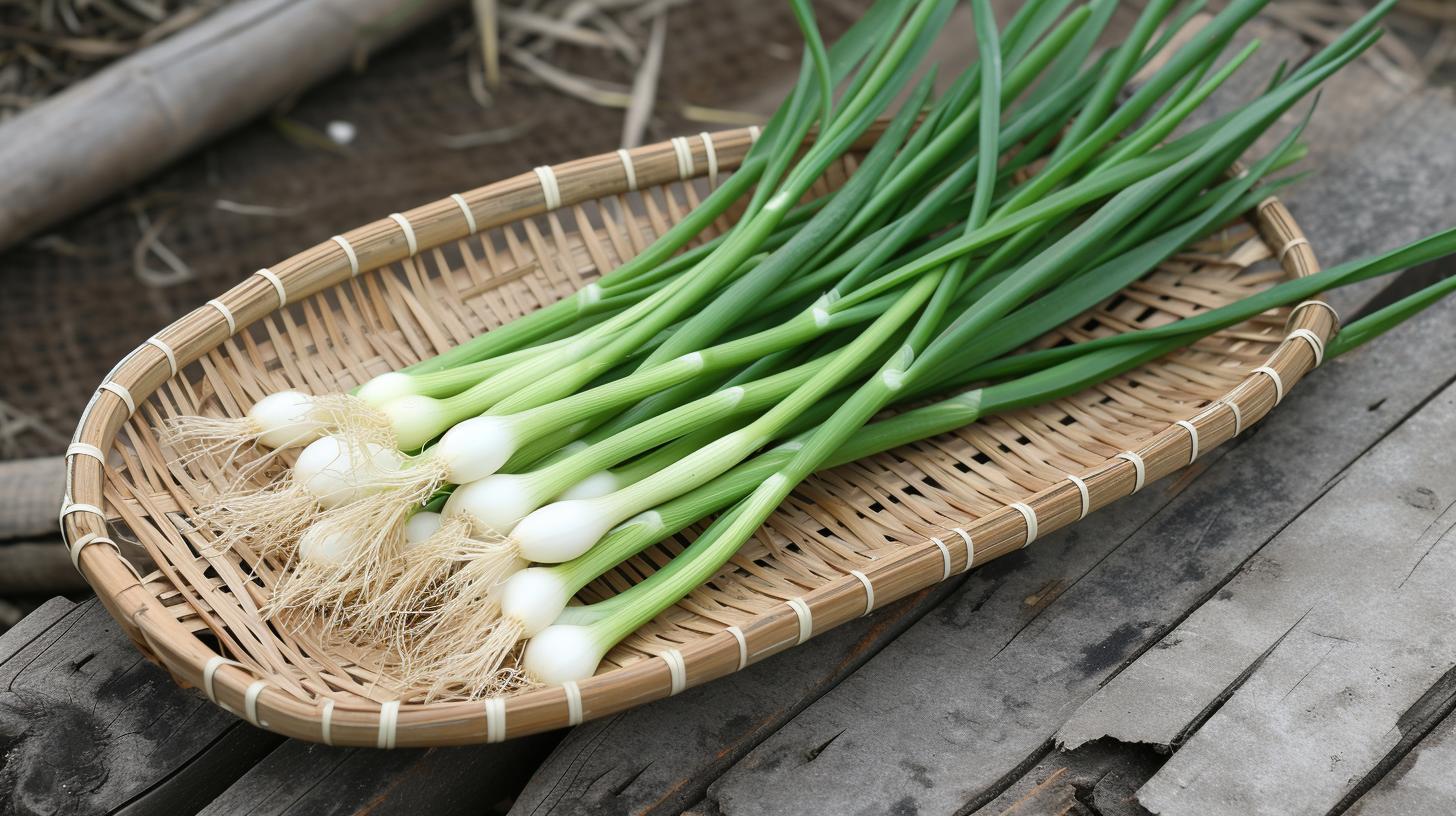 Hebbar's Kitchen's flavorful spring onion recipe