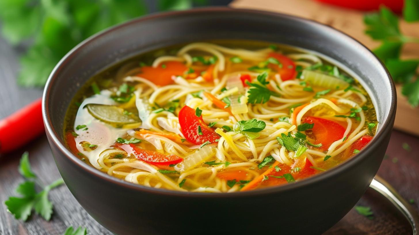Tasty Veg Manchow Soup Recipe in Hindi