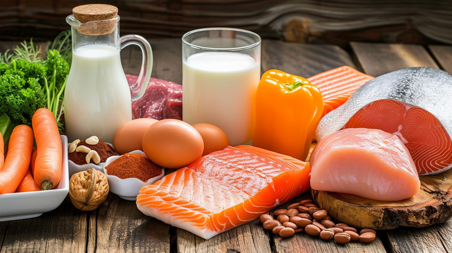 Rich sources include cheese, salmon, tofu, and fortified foods